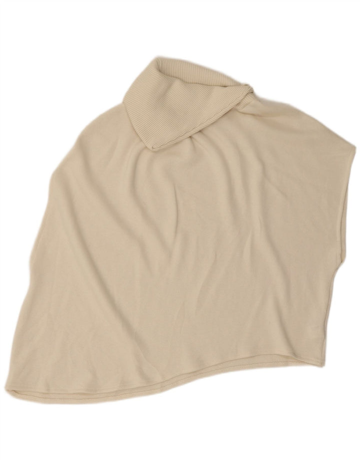 Zara Womens Asymmetric Oversized Vest Tank Top UK 16 Large Off White