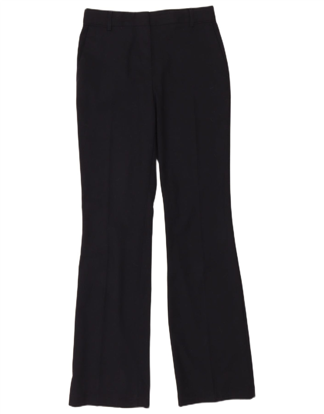 NEXT Womens Tall Bootcut Chino Trousers UK 8 Small W26 L33 Navy Blue