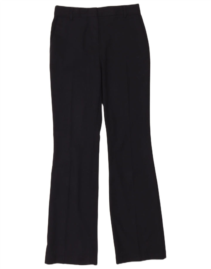 NEXT Womens Tall Bootcut Chino Trousers UK 8 Small W26 L33 Navy Blue