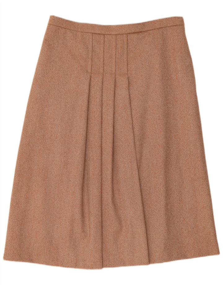 Vintage Womens 2 Piece Skirt Set UK 12 Medium W30  Brown