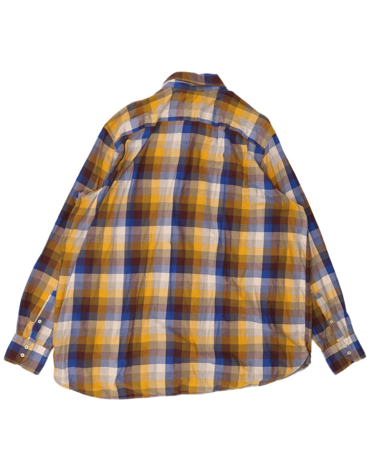 Tommy Hilfiger Mens Tall Regular Fit Shirt 2XL Multicoloured Check Cotton