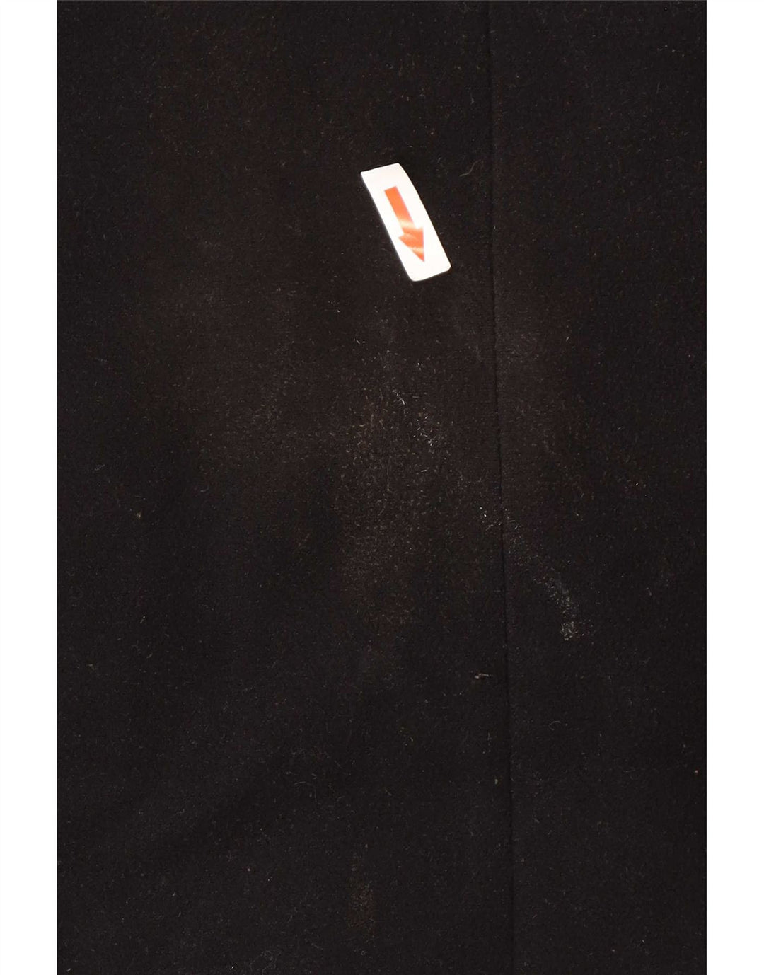 Topshop Womens Oversized Overcoat UK 8 Small Black Polyester