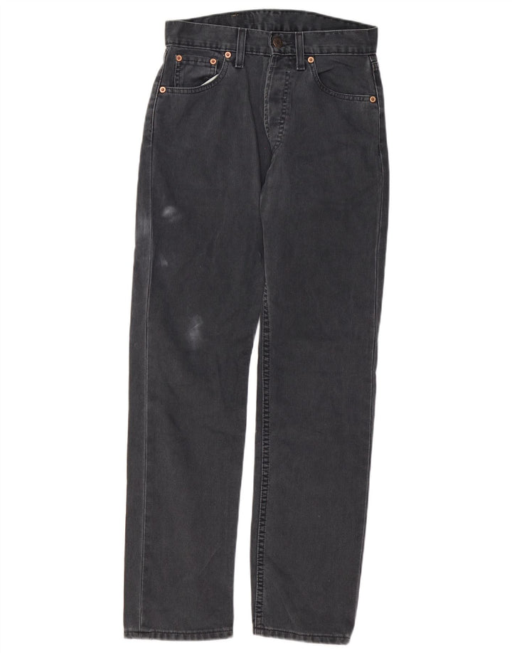 Levi's Mens 551 Straight Jeans W28 L30 Grey Cotton