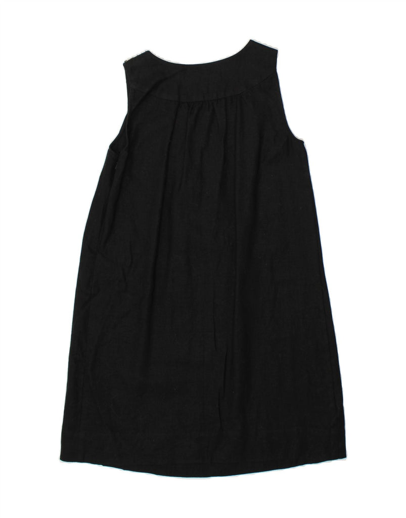 MICHAEL KORS Womens Oversized Sleeveless Shift Dress US 2 XS Black Linen Vintage Michael Kors and Second-Hand Michael Kors from Messina Hembry 