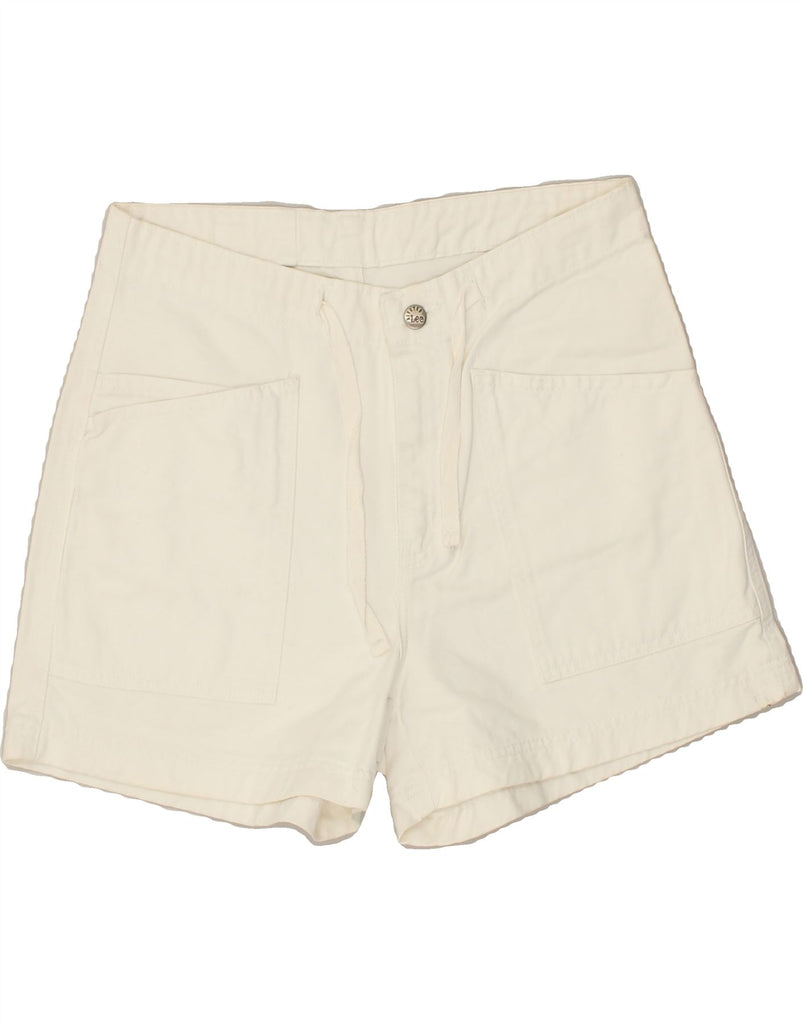 LEE Womens Casual Shorts W29 Medium White | Vintage Lee | Thrift | Second-Hand Lee | Used Clothing | Messina Hembry 