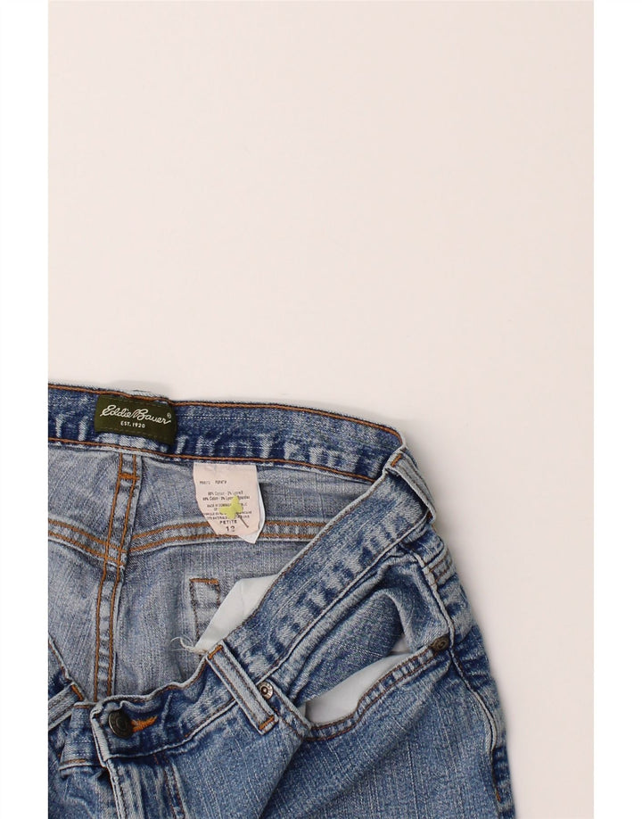 EDDIE BAUER Womens Straight Jeans US 12 Large W32 L30 Blue Cotton Vintage Eddie Bauer and Second-Hand Eddie Bauer from Messina Hembry 