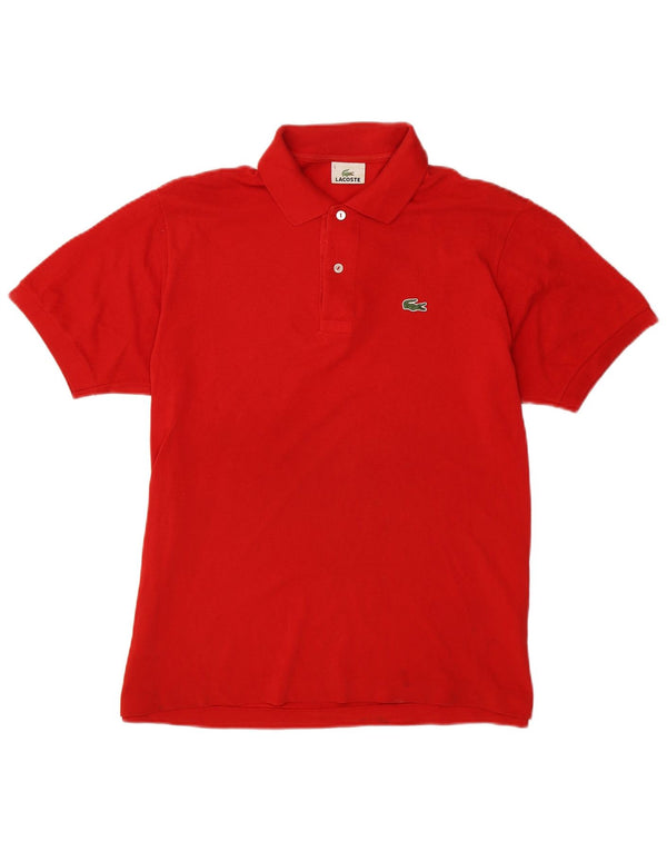 Lacoste Mens Polo Shirt Size 5 Large Red Cotton