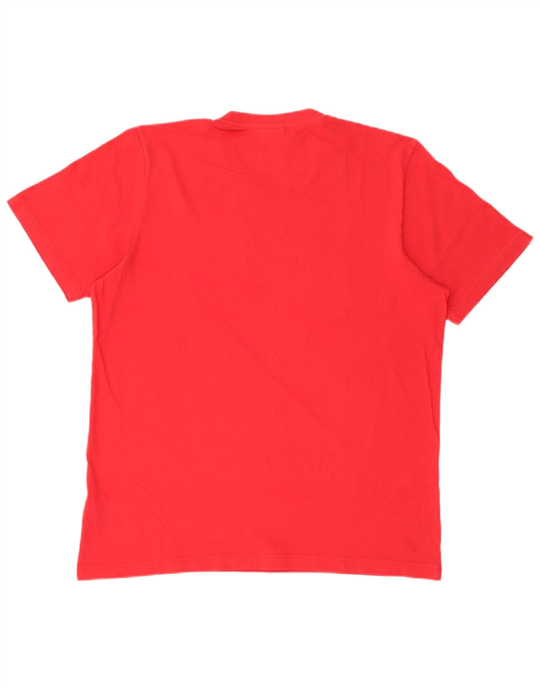 Adidas Mens Graphic T-Shirt Top Large Red Cotton