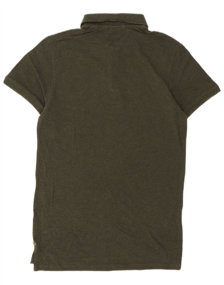 Scotch & Soda Mens Polo Shirt Medium Green Cotton
