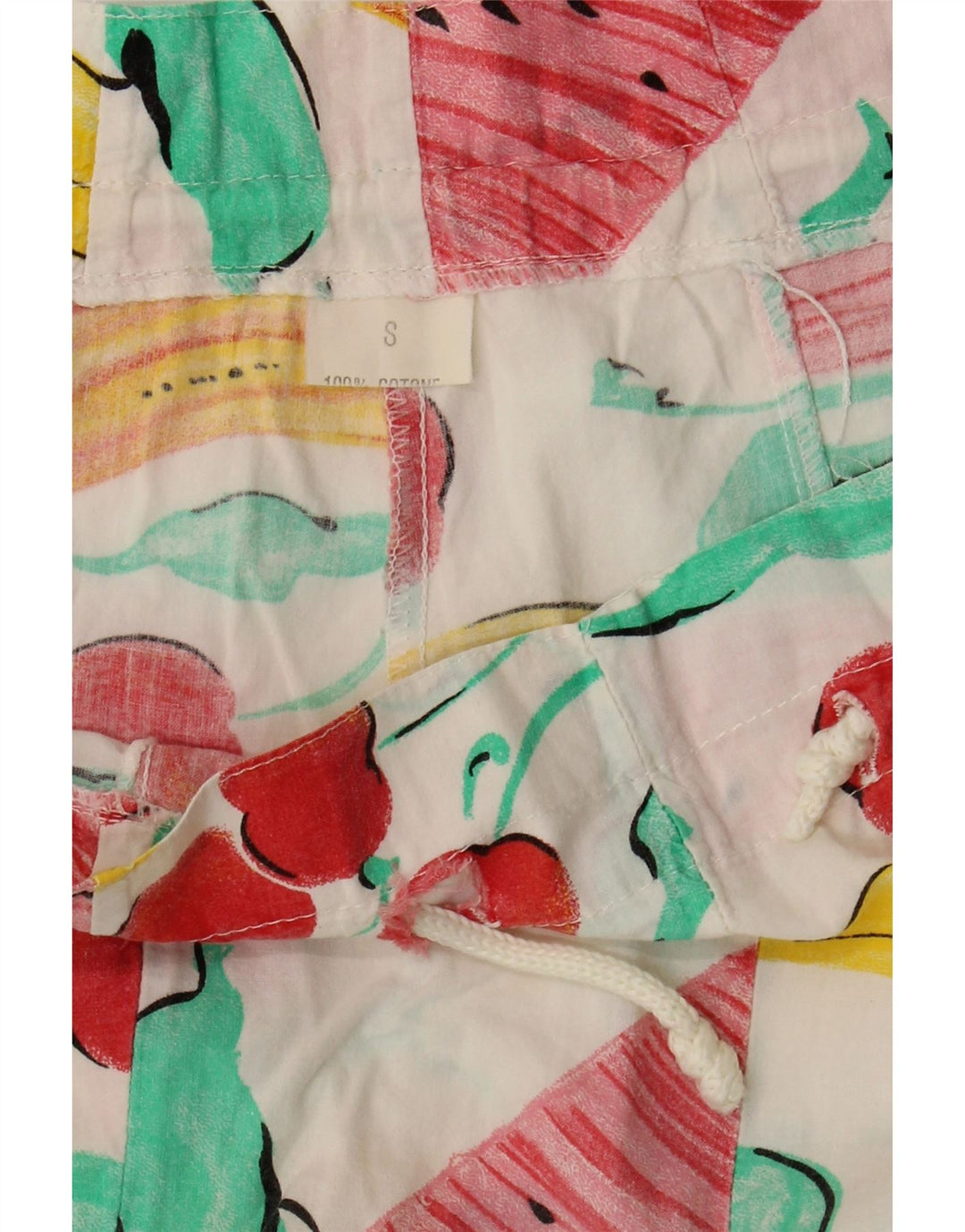 VINTAGE Womens Abstract Pattern Casual Shorts Small W27 Multicoloured Vintage Vintage and Second-Hand Vintage from Messina Hembry 