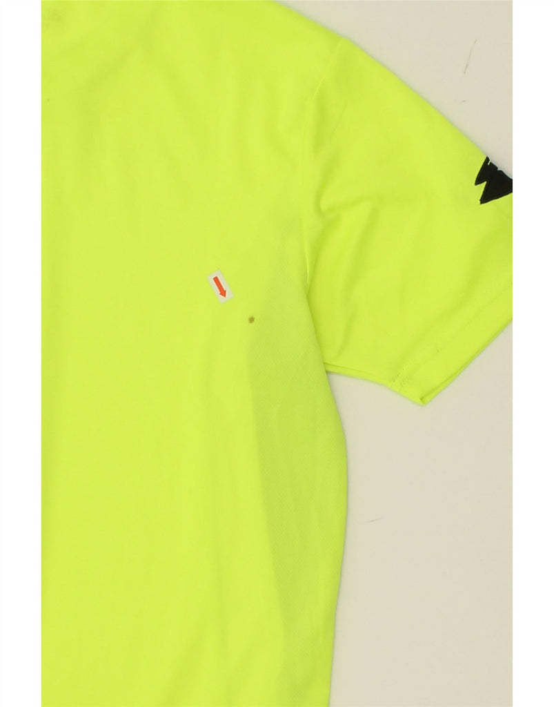 LOTTO Boys T-Shirt Top 15-16 Years XL Green Colourblock Polyester Vintage Lotto and Second-Hand Lotto from Messina Hembry 