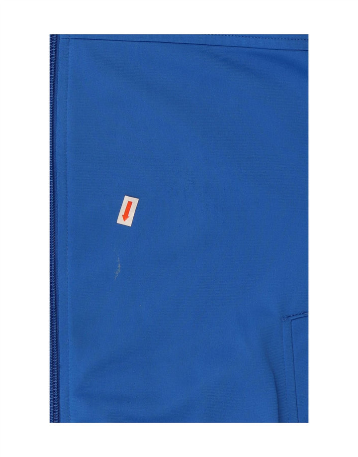 Nike Mens Tracksuit Top Jacket Small Blue Colourblock Polyester
