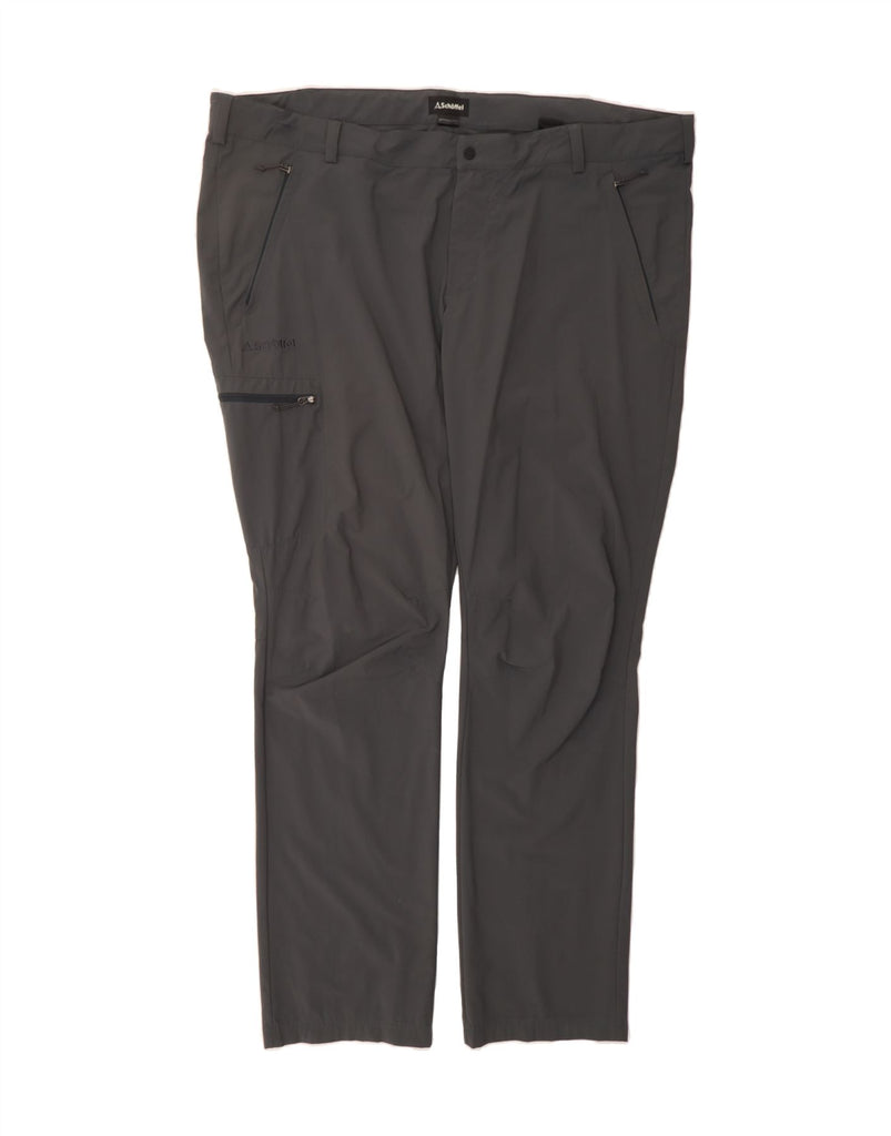 SCHOFFEL Mens Slim Cargo Trousers W46 L35 Grey Nylon Vintage Schoffel and Second-Hand Schoffel from Messina Hembry 