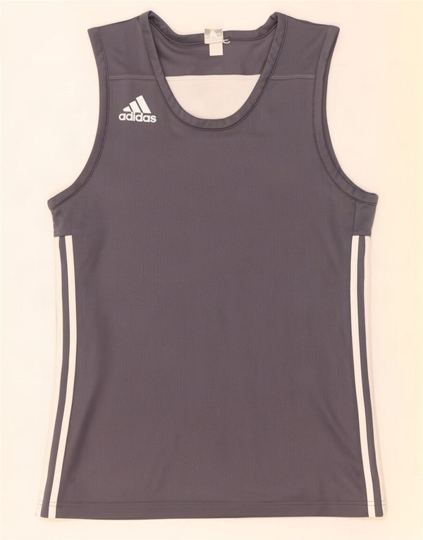 Adidas Mens Vest Top Small Grey