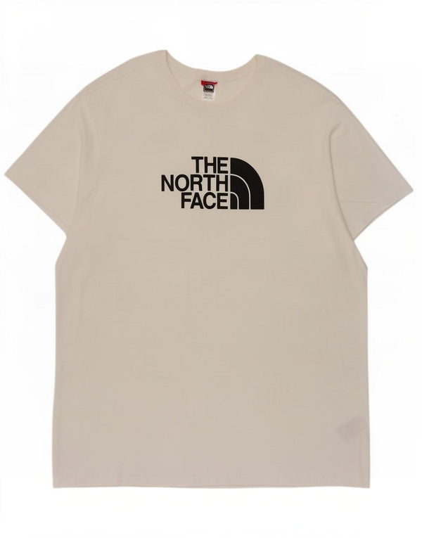 The North Face Mens Graphic T-Shirt Top 2XL White Cotton