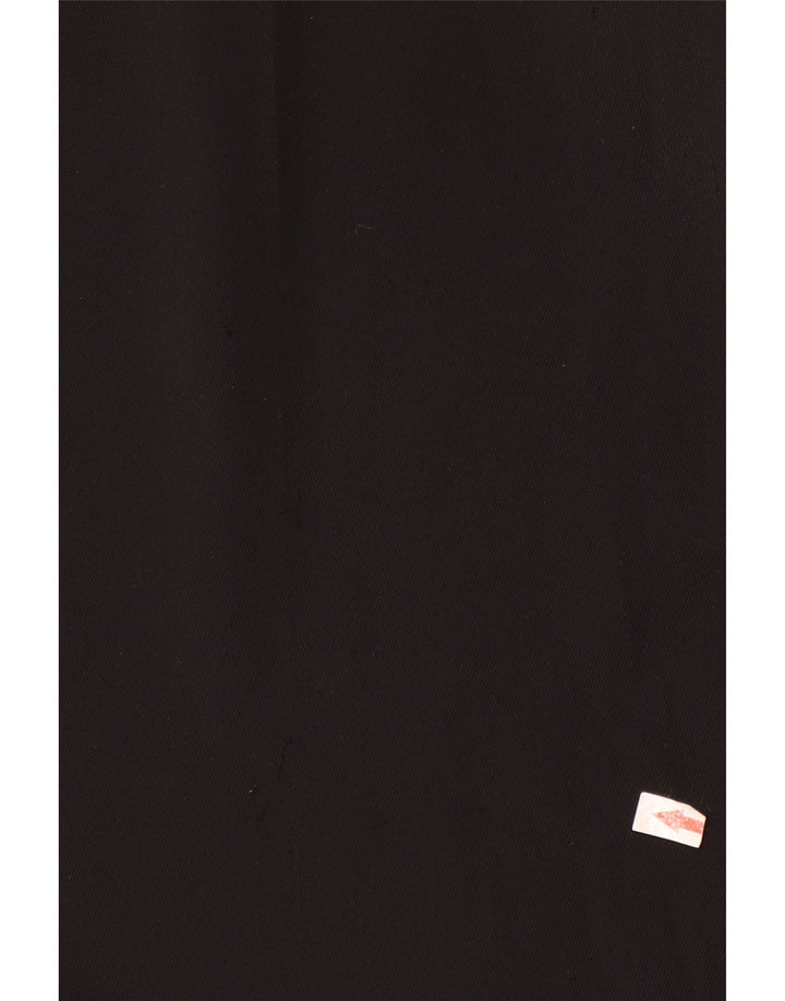Zara Womens Wide Leg Chino Trousers Medium W28 L29 Black Polyester
