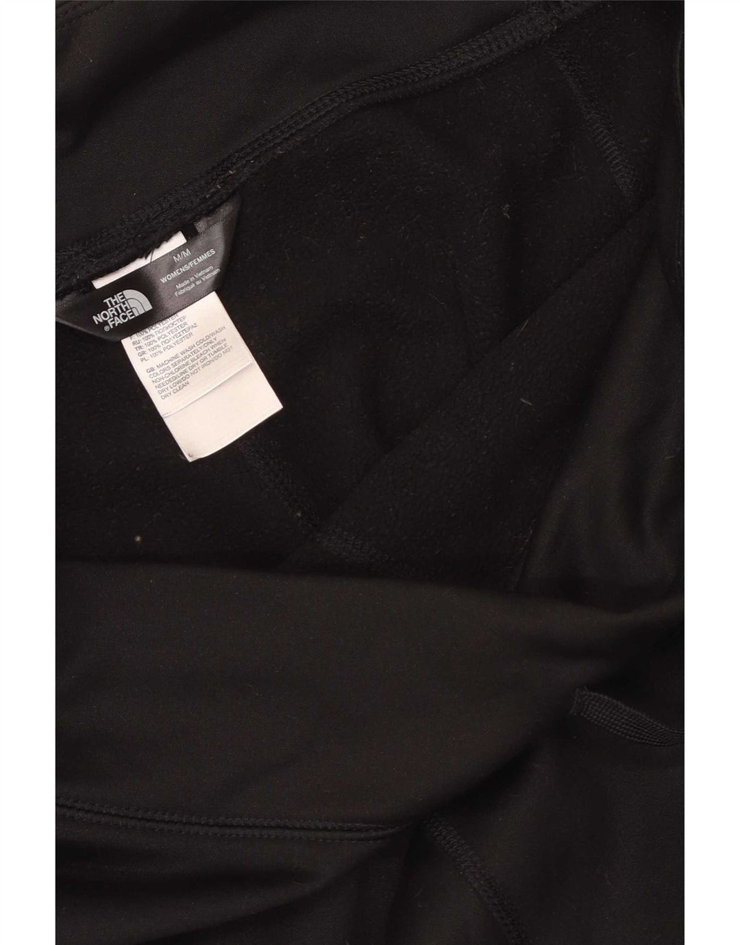 The North Face Womens Tracksuit Trousers UK 14 Medium Black Polyester