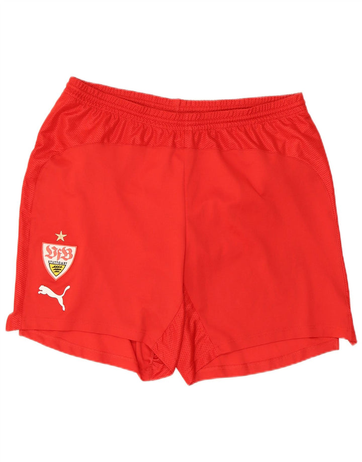 Puma Mens VfB Stuttgart Sport Shorts XL  Red Polyester