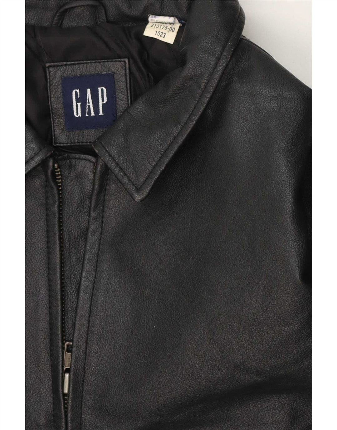 Gap Boys Leather Jacket 13-14 Years Black