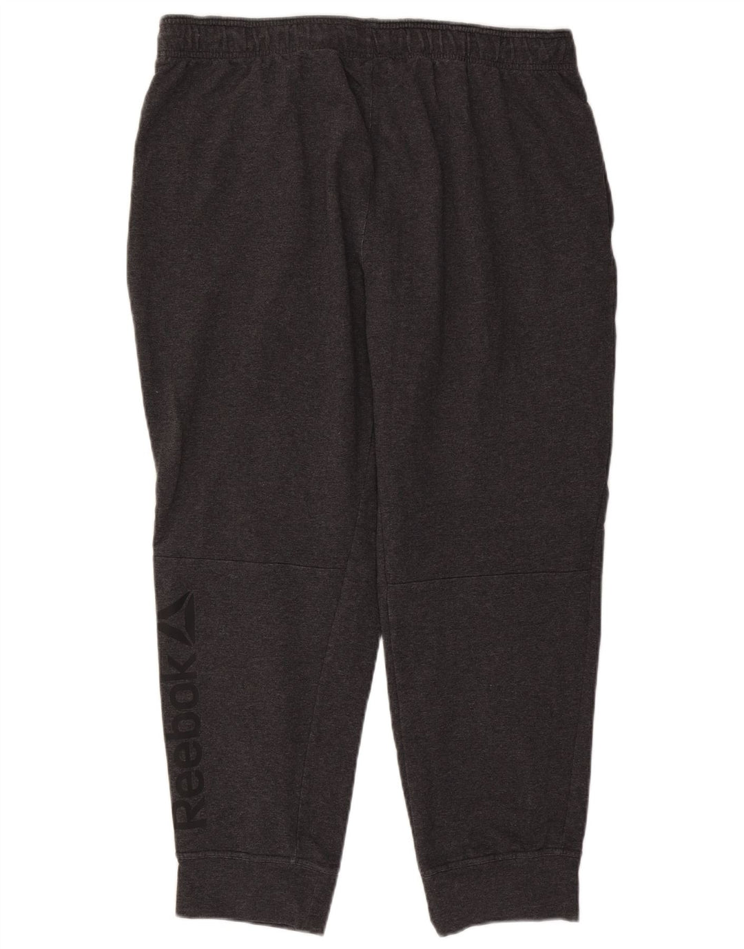 Reebok Mens Graphic Tracksuit Trousers Joggers 2XL  Grey Cotton