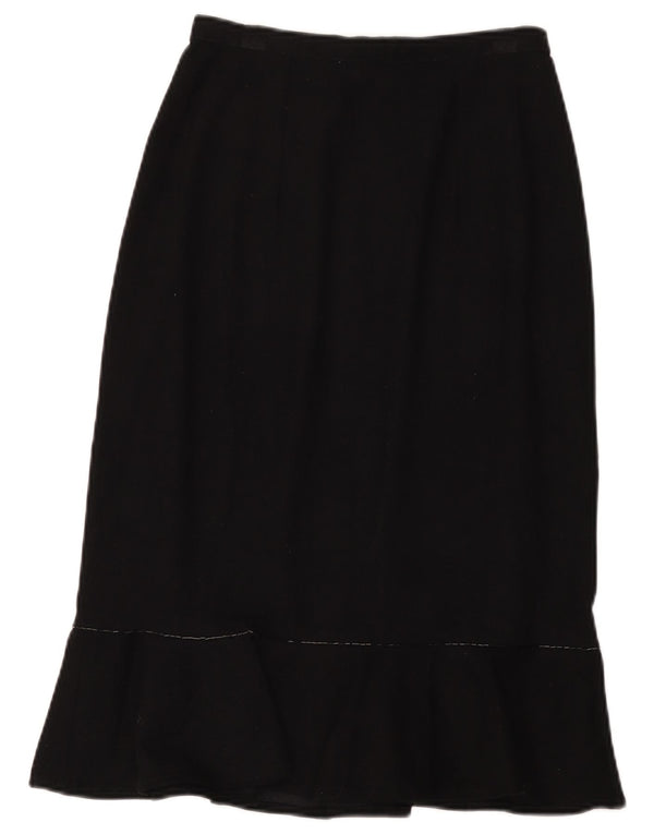 Vintage Womens Mermaid Skirt W25 XS Black