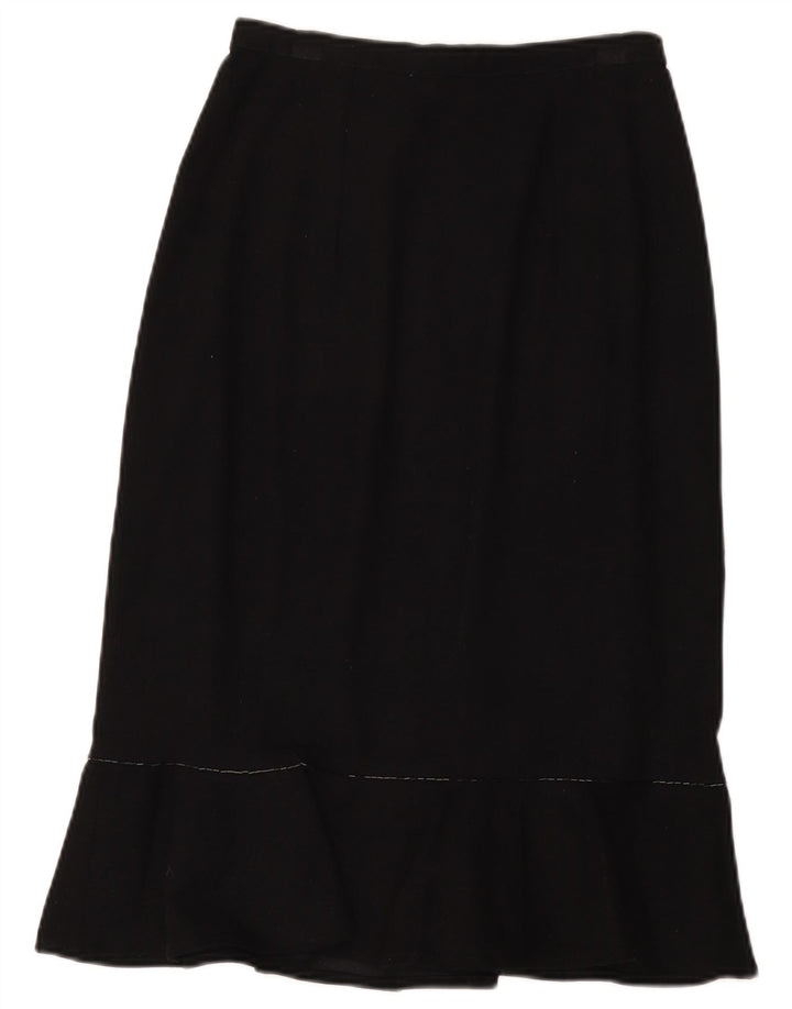 Vintage Womens Mermaid Skirt W25 XS Black