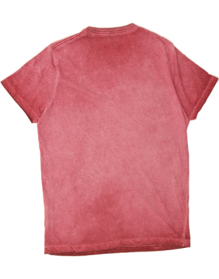 PEPE JEANS Mens Graphic T-Shirt Top Medium Pink Cotton Vintage PEPE Jeans and Second-Hand PEPE Jeans from Messina Hembry 