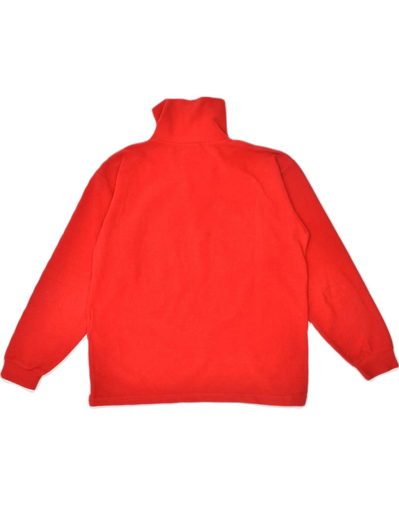 COLMAR Mens Zip Neck Fleece Jumper XS Red Polyester | Vintage | Thrift | Second-Hand | Used Clothing | Messina Hembry 