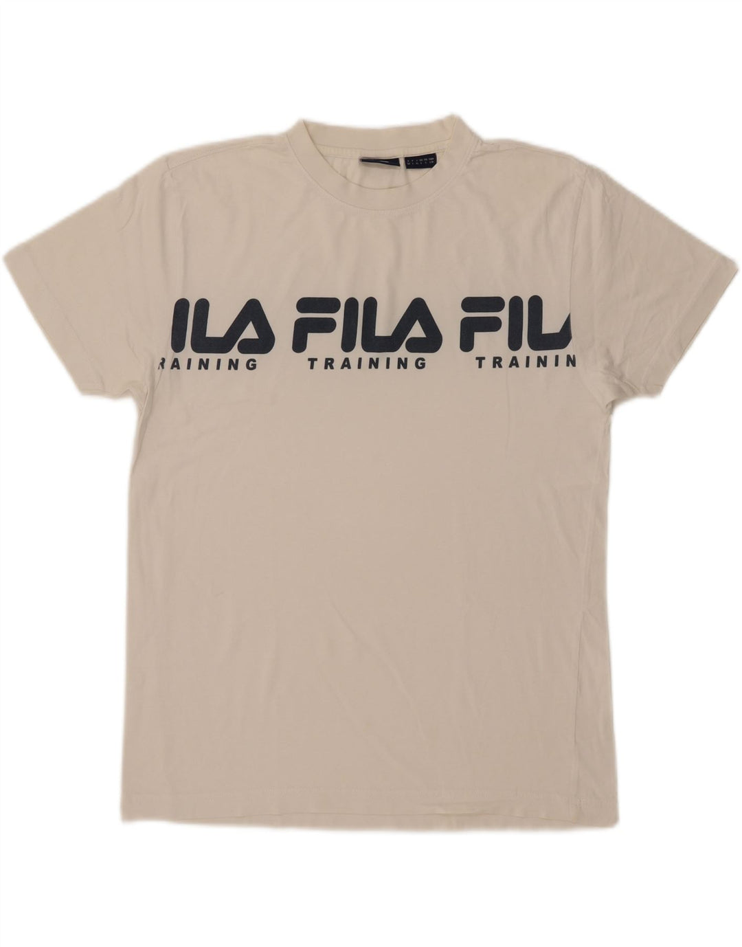 Fila Mens Graphic T-Shirt Top Large White