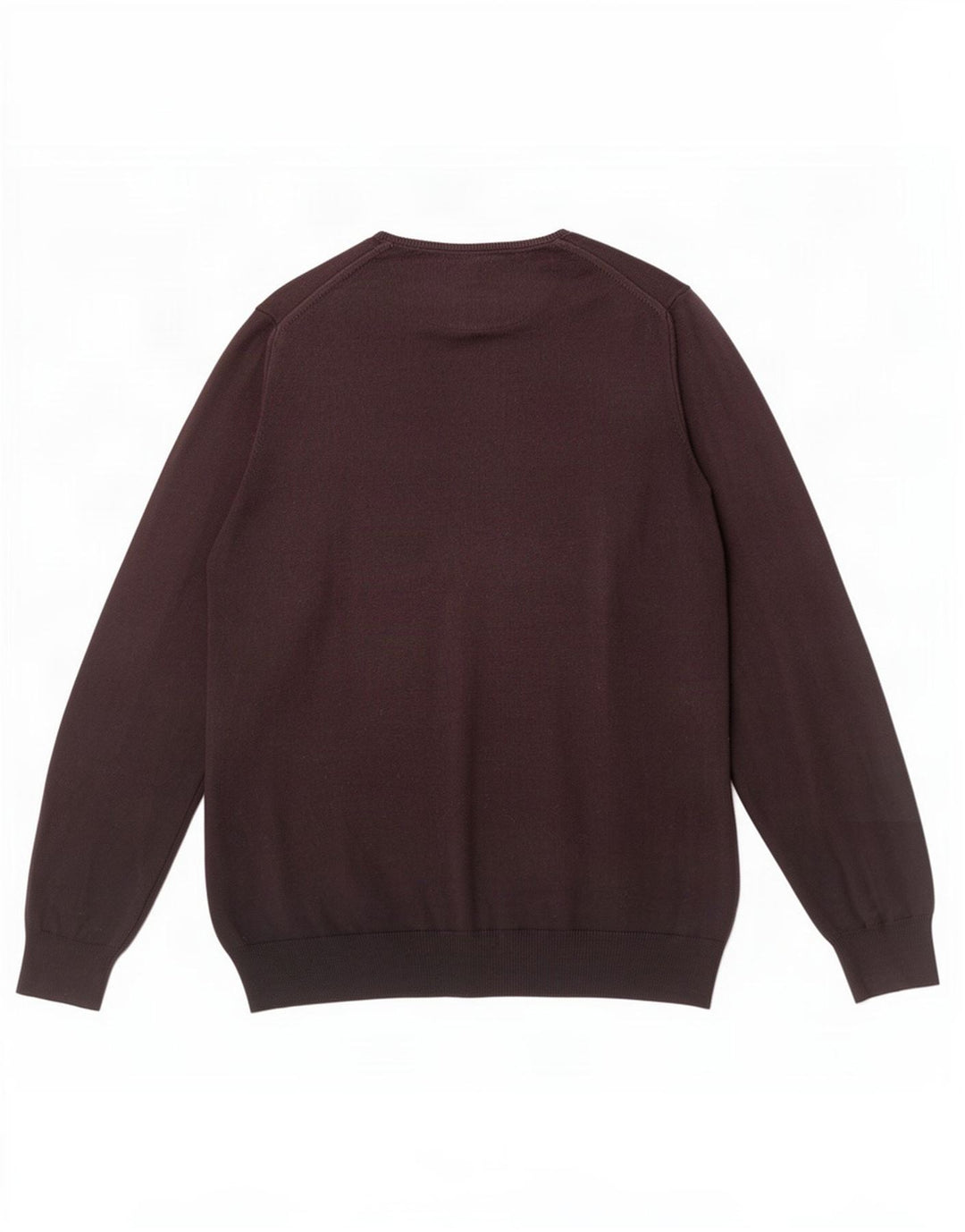 Zara Mens Regular Fit Crew Neck Jumper Sweater Large Brown