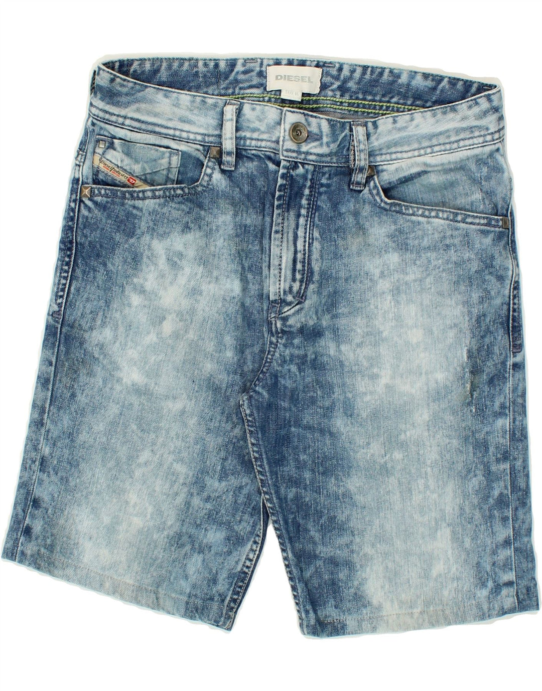 DIESEL Boys Denim Shorts 15-16 Years W28 Blue Cotton Vintage Diesel and Second-Hand Diesel from Messina Hembry 