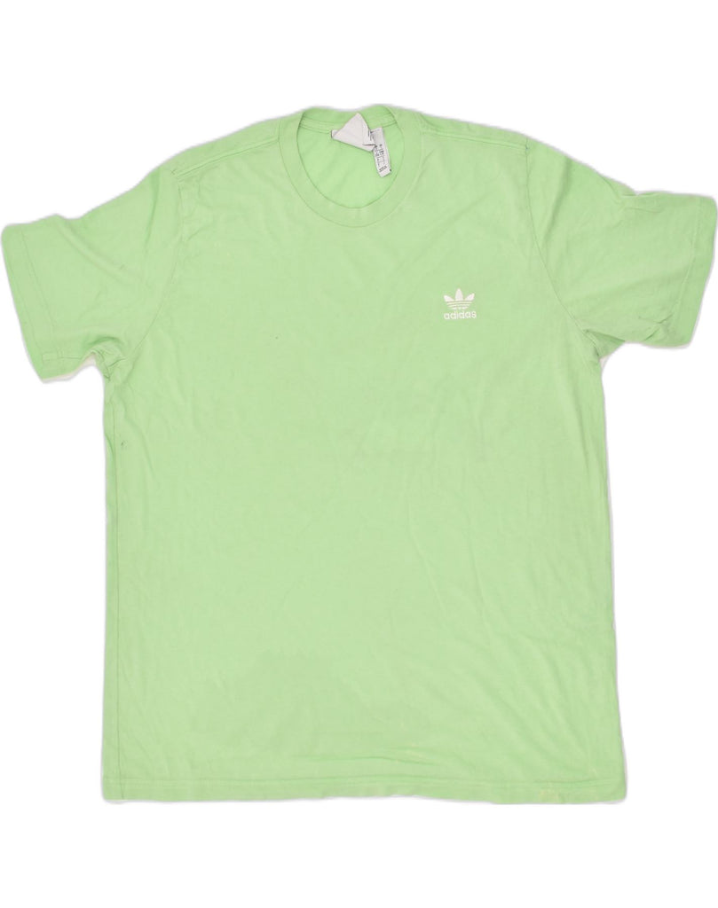 ADIDAS Mens T-Shirt Top Large Green | Vintage Adidas | Thrift | Second-Hand Adidas | Used Clothing | Messina Hembry 