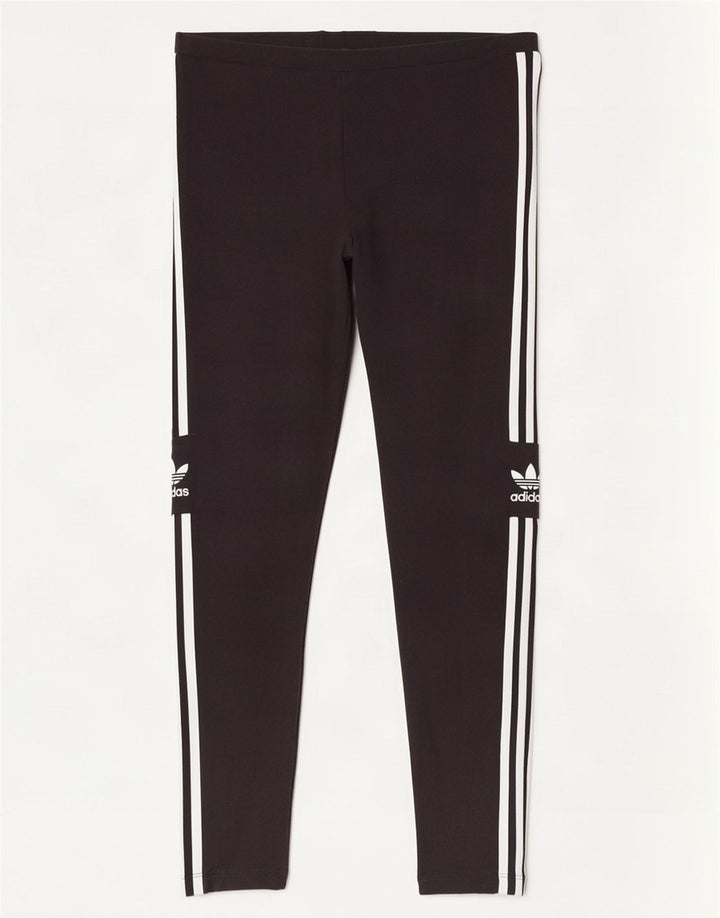 Adidas Womens Leggings UK 20 2XL Black Cotton