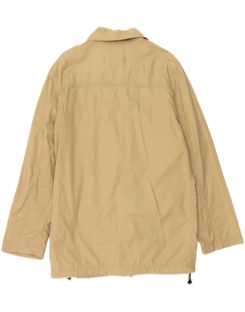 SERGIO TACCHINI Mens Utility Jacket UK 38 Medium Beige Cotton Vintage Sergio Tacchini and Second-Hand Sergio Tacchini from Messina Hembry 