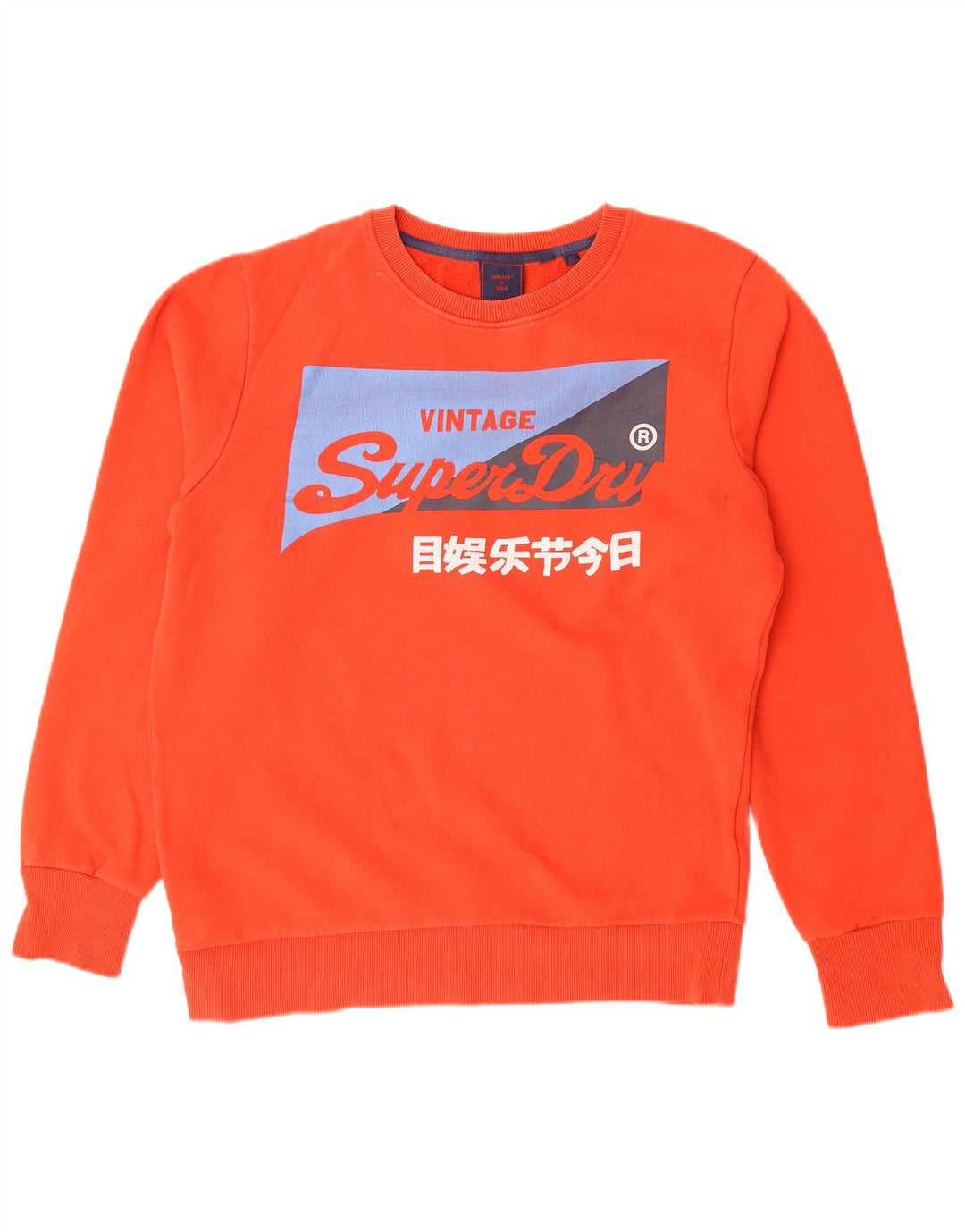 SUPERDRY Mens Graphic Sweatshirt Jumper XL Red Cotton