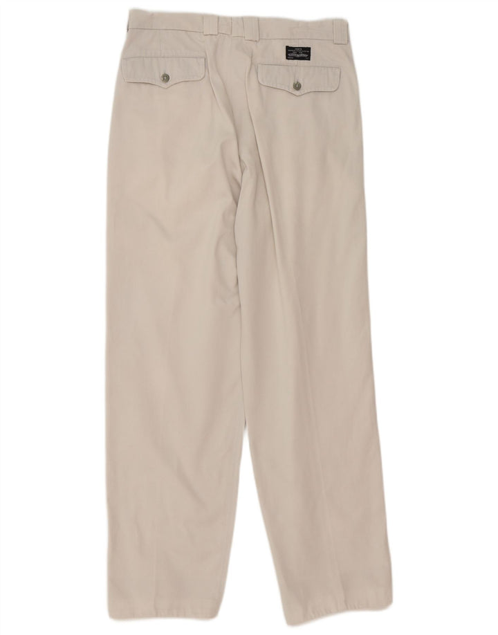Levi's Mens Pegged Chino Trousers W32 L30 Off White Cotton
