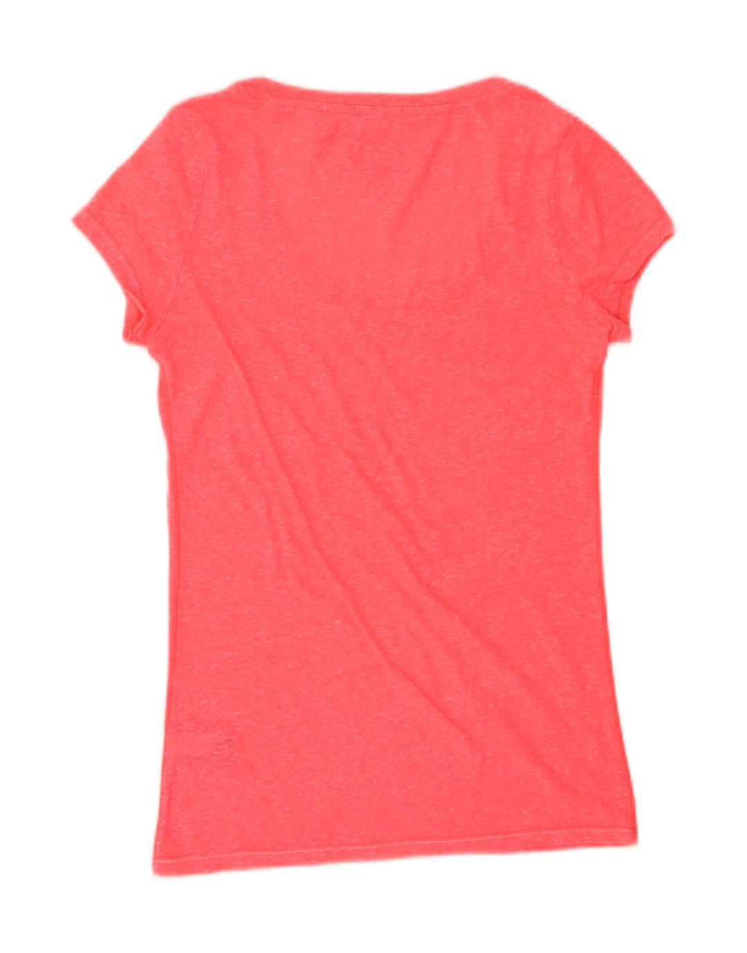 TOMMY HILFIGER Womens T-Shirt Top UK 10 Small Pink Flecked Polyester Vintage Tommy Hilfiger and Second-Hand Tommy Hilfiger from Messina Hembry 