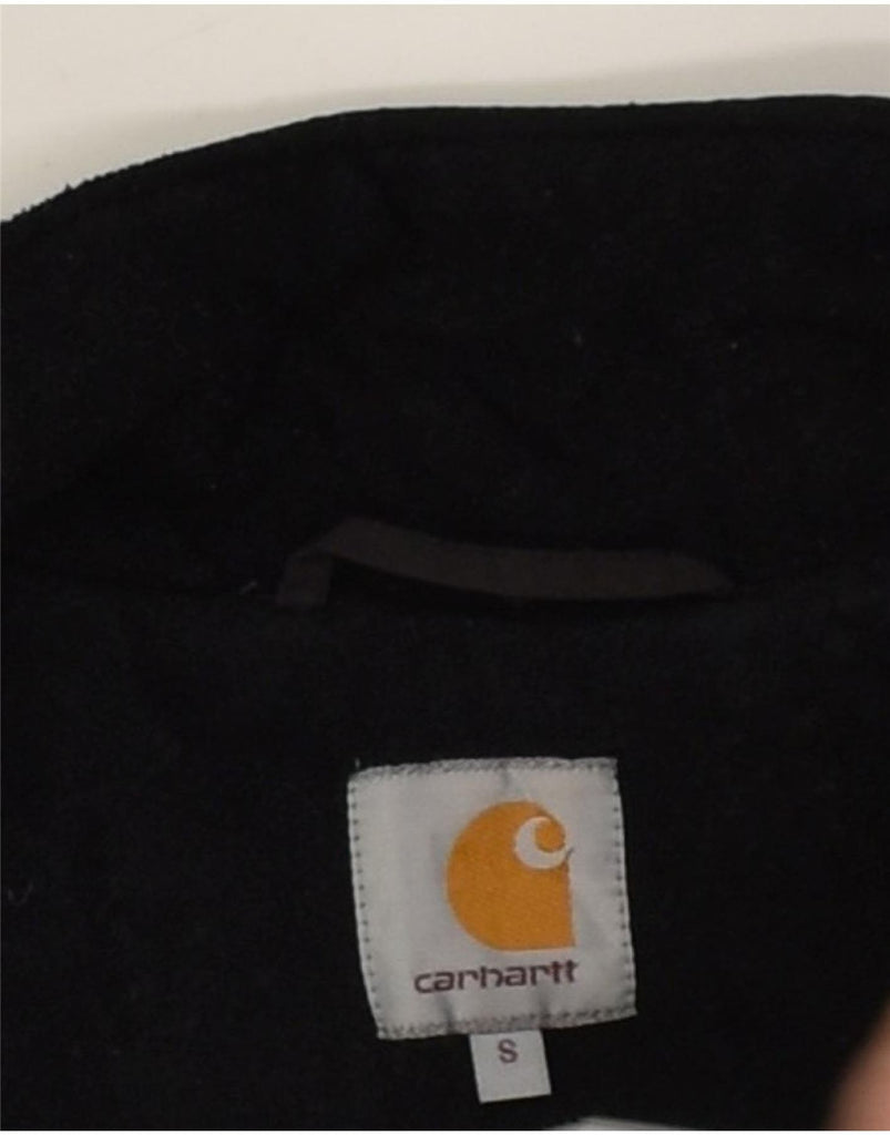 CARHARTT Mens Bomber Jacket UK 36 Small Black Nylon | Vintage Carhartt | Thrift | Second-Hand Carhartt | Used Clothing | Messina Hembry 