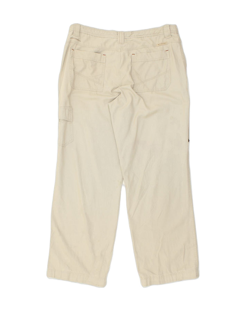 COLUMBIA Mens Straight Chino Trousers W38 L31  Beige Cotton | Vintage Columbia | Thrift | Second-Hand Columbia | Used Clothing | Messina Hembry 