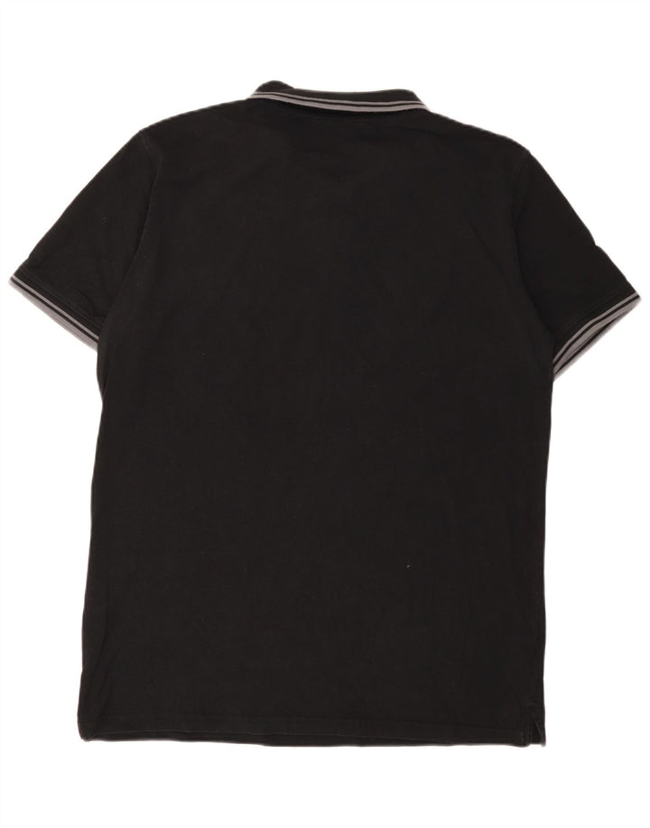 Carrera Mens Polo Shirt 2XL Black Cotton