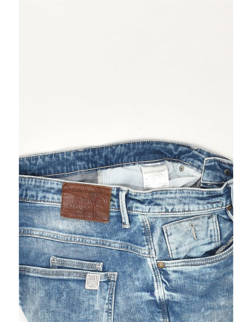 JACK & JONES Mens Boxy Straight Jeans W33 L34  Blue Cotton | Vintage Jack & Jones | Thrift | Second-Hand Jack & Jones | Used Clothing | Messina Hembry 