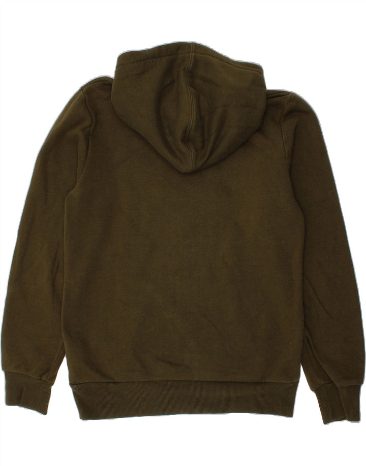 LEVI'S Boys Graphic Hoodie Jumper 13-14 Years Khaki Cotton Vintage Levi's and Second-Hand Levi's from Messina Hembry 