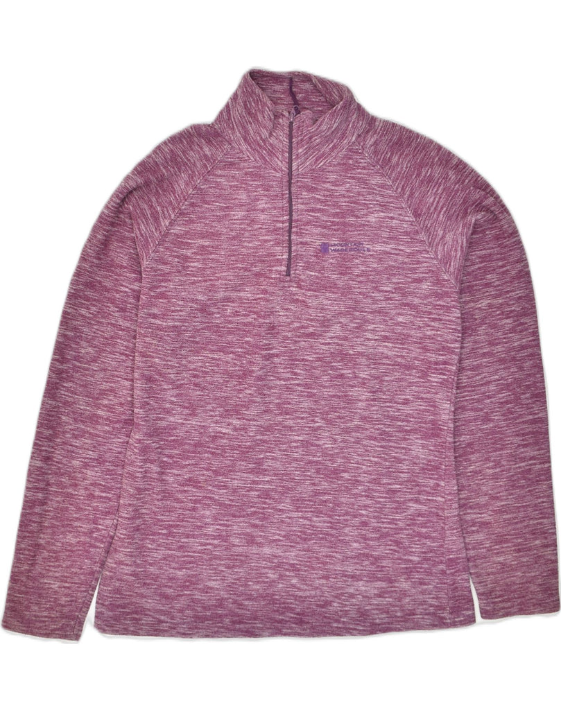 MOUNTAIN WAREHOUSE Womens Zip Neck Fleece Jumper UK 10 Small  Purple | Vintage Mountain Warehouse | Thrift | Second-Hand Mountain Warehouse | Used Clothing | Messina Hembry 