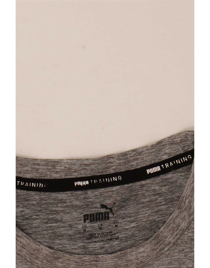 Puma Mens Graphic T-Shirt Top Medium Grey
