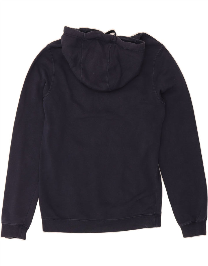 NIKE Mens Graphic Hoodie Jumper Small Navy Blue Cotton Vintage Nike and Second-Hand Nike from Messina Hembry 