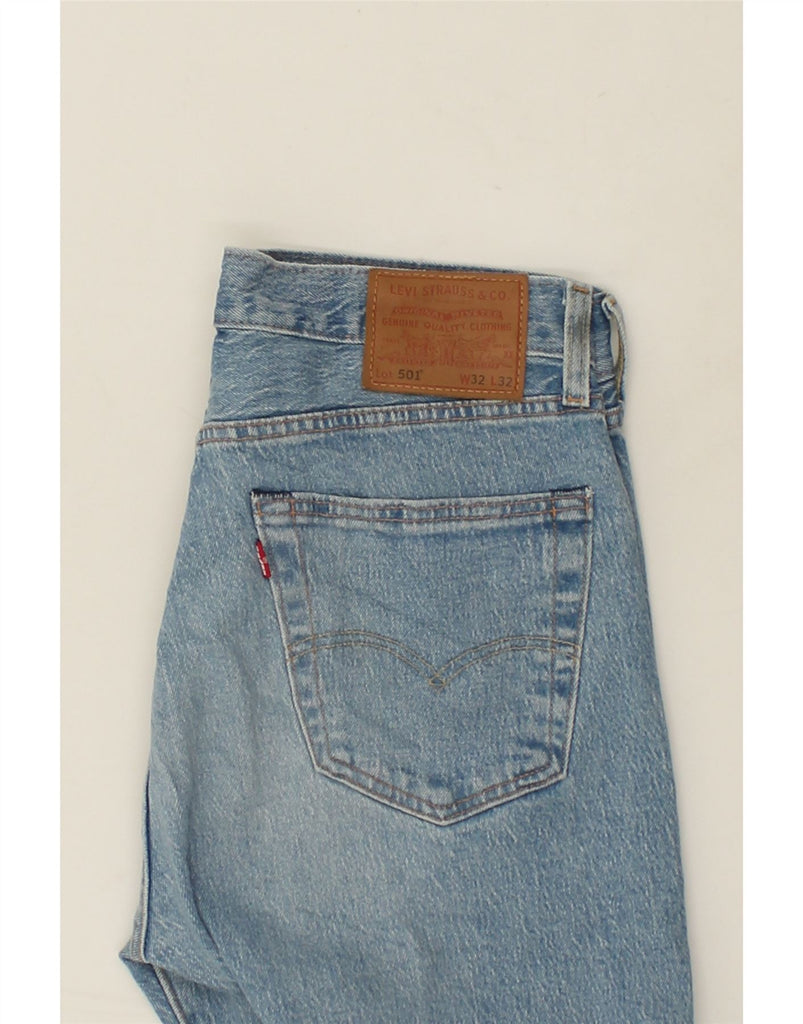 LEVI'S Mens 501 Straight Jeans W32 L32 Blue Cotton | Vintage Levi's | Thrift | Second-Hand Levi's | Used Clothing | Messina Hembry 