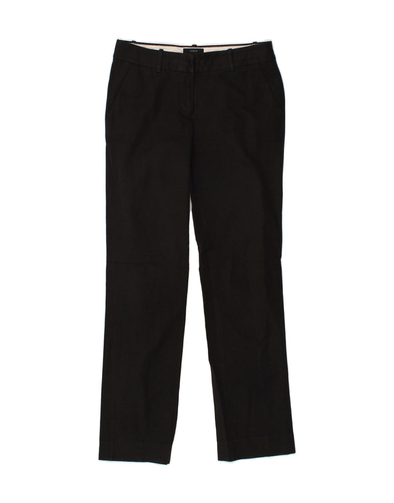 J. CREW Womens Favorite Fit Straight Chino Trousers US 0 XS W28 L30 Black | Vintage J. Crew | Thrift | Second-Hand J. Crew | Used Clothing | Messina Hembry 