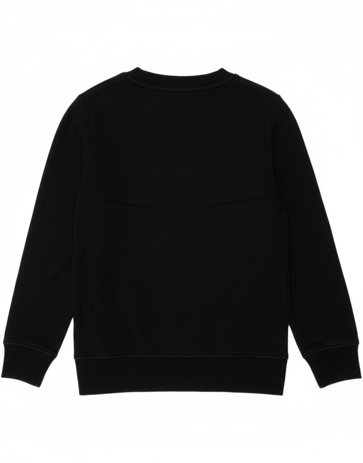 NIKE Boys Graphic Sweatshirt Jumper 4-5 Years Black Cotton