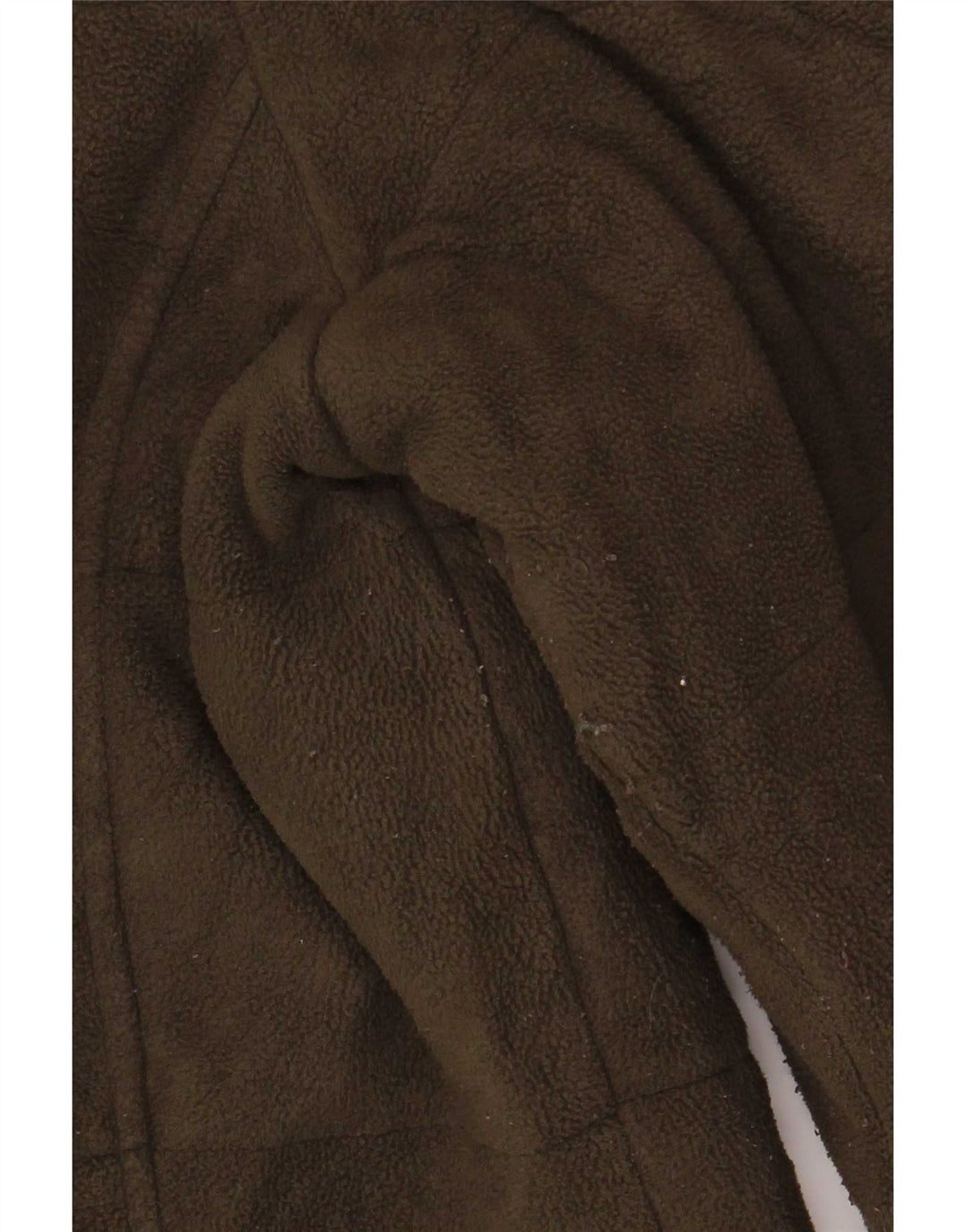 Marks & Spencer Womens Fleece Jacket UK 12 Medium Green Polyester