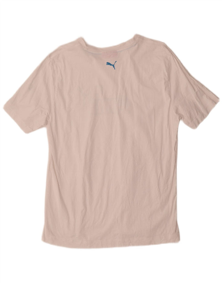 Puma Mens Graphic T-Shirt Top XL White